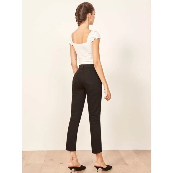Reformation Julia Crop High Cigarette Jean - Picture 2 of 7